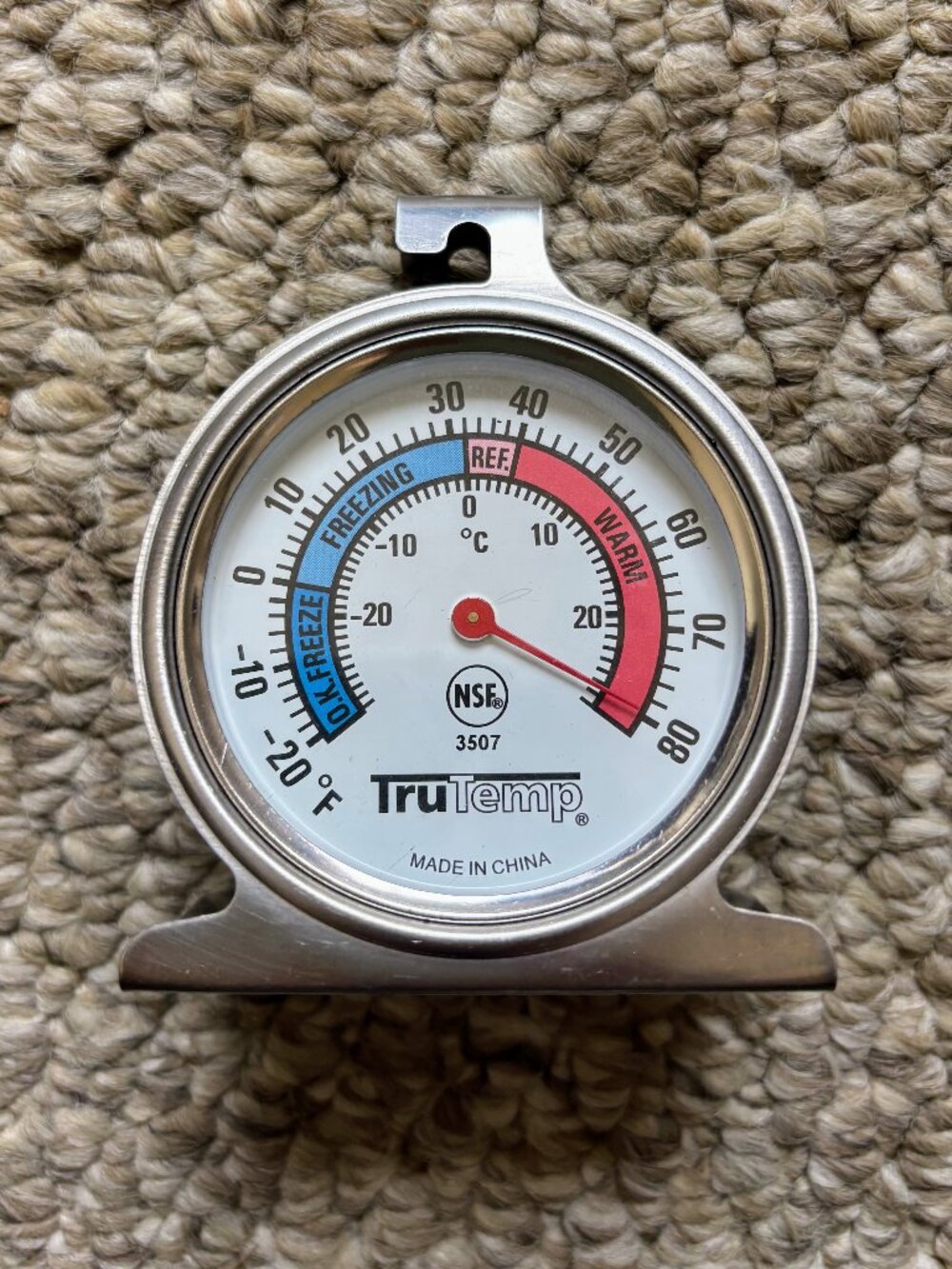 Taylor TruTemp Freezer & Refrigerator Dial Thermometer